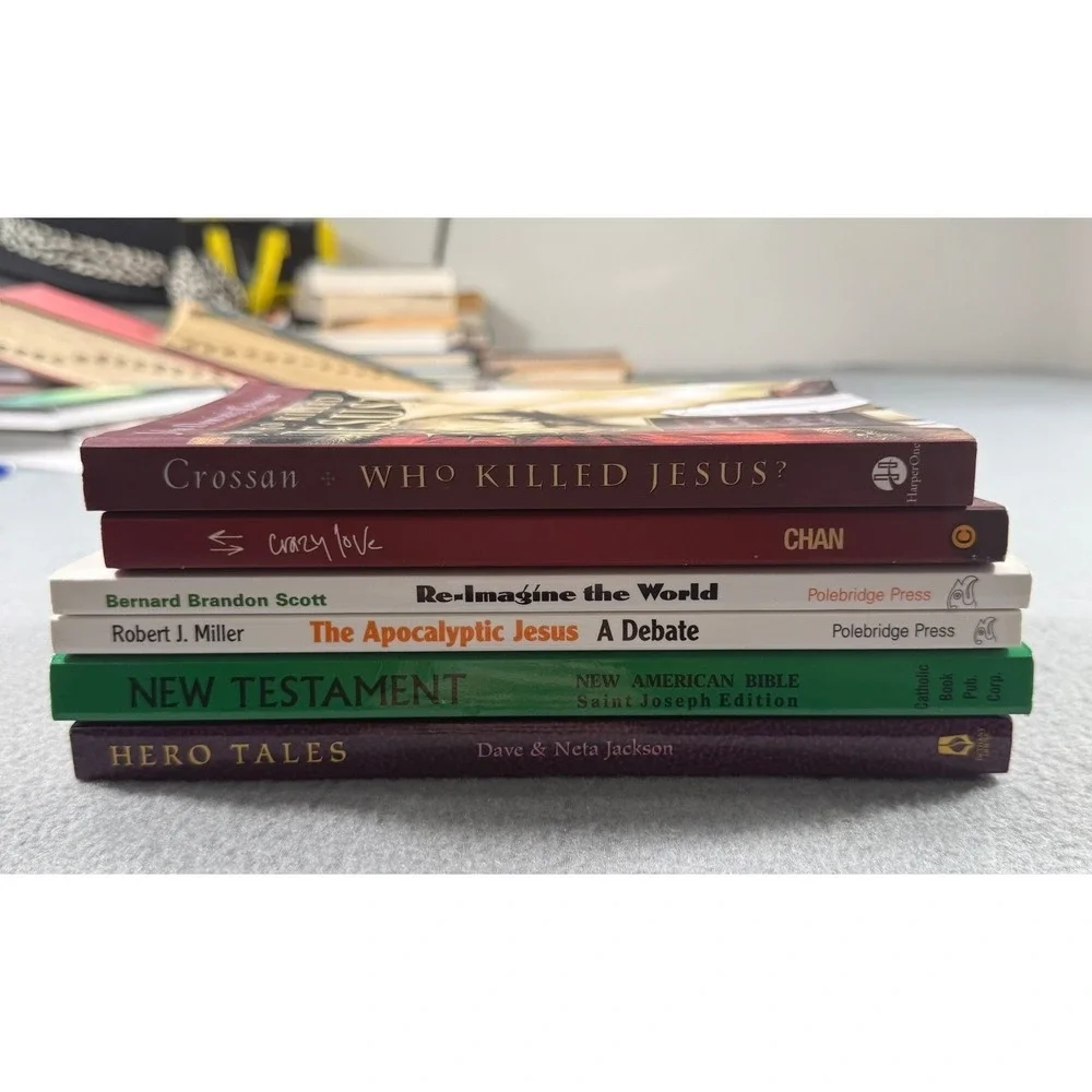 Christian Theology & Bible Study Book Lot‎ Crossan Chan Scott Jackson 6 PB